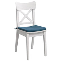 Cuscini per Seduta 4 pcs Blu 40 x 40 x 3 cm Velluto 42015205