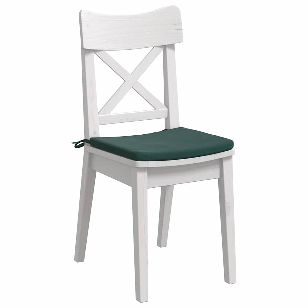 Cuscini per Seduta 4 pcs Verde Scuro 40 x 40 x 3 cm Velluto 42015208