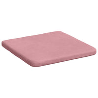 Cuscini per Seduta 4 pcs Rosa 40 x 40 x 3 cm Velluto 42015210
