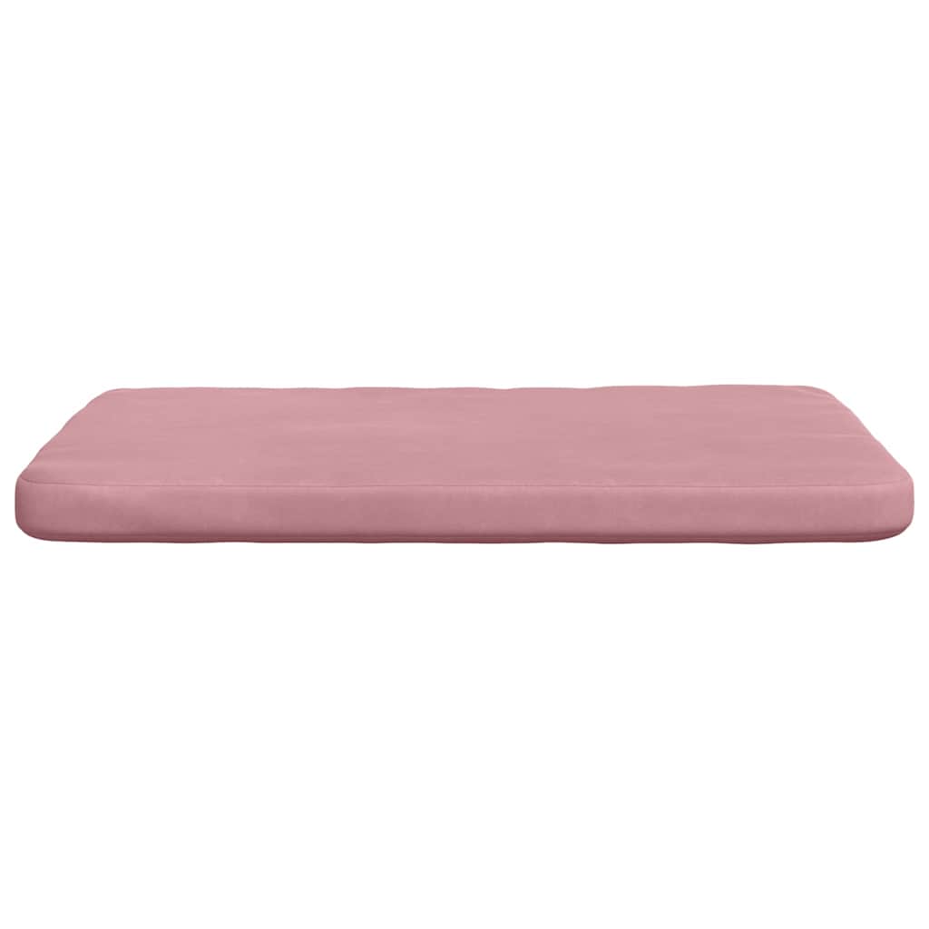 Cuscini per Seduta 4 pcs Rosa 40 x 40 x 3 cm Velluto 42015210