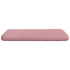 Cuscini per Seduta 4 pcs Rosa 40 x 40 x 3 cm Velluto 42015210