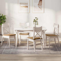 Cuscini per Seduta 4 pcs Marrone 40 x 40 x 3 cm Velluto 42015214