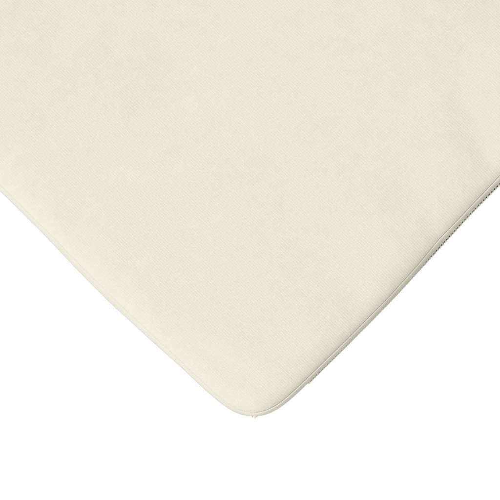 Cuscini per Seduta 4 pcs Crema 40 x 40 x 3 cm Velluto 42015215