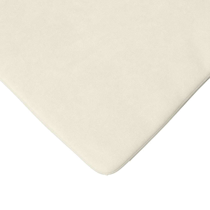 Cuscini per Seduta 4 pcs Crema 40 x 40 x 3 cm Velluto 42015215