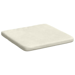 Cuscini per Seduta 4 pcs Crema 40 x 40 x 3 cm Velluto 42015215