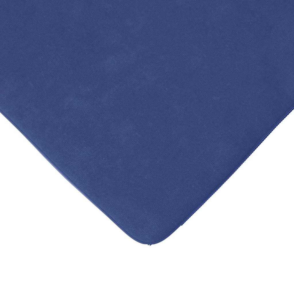 Cuscini per Seduta 4 pcs Blu Polizia 40 x 40 x 3 cm Velluto 42015217