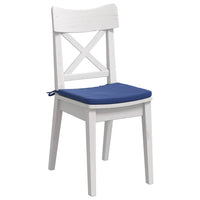 Cuscini per Seduta 4 pcs Blu Polizia 40 x 40 x 3 cm Velluto 42015217