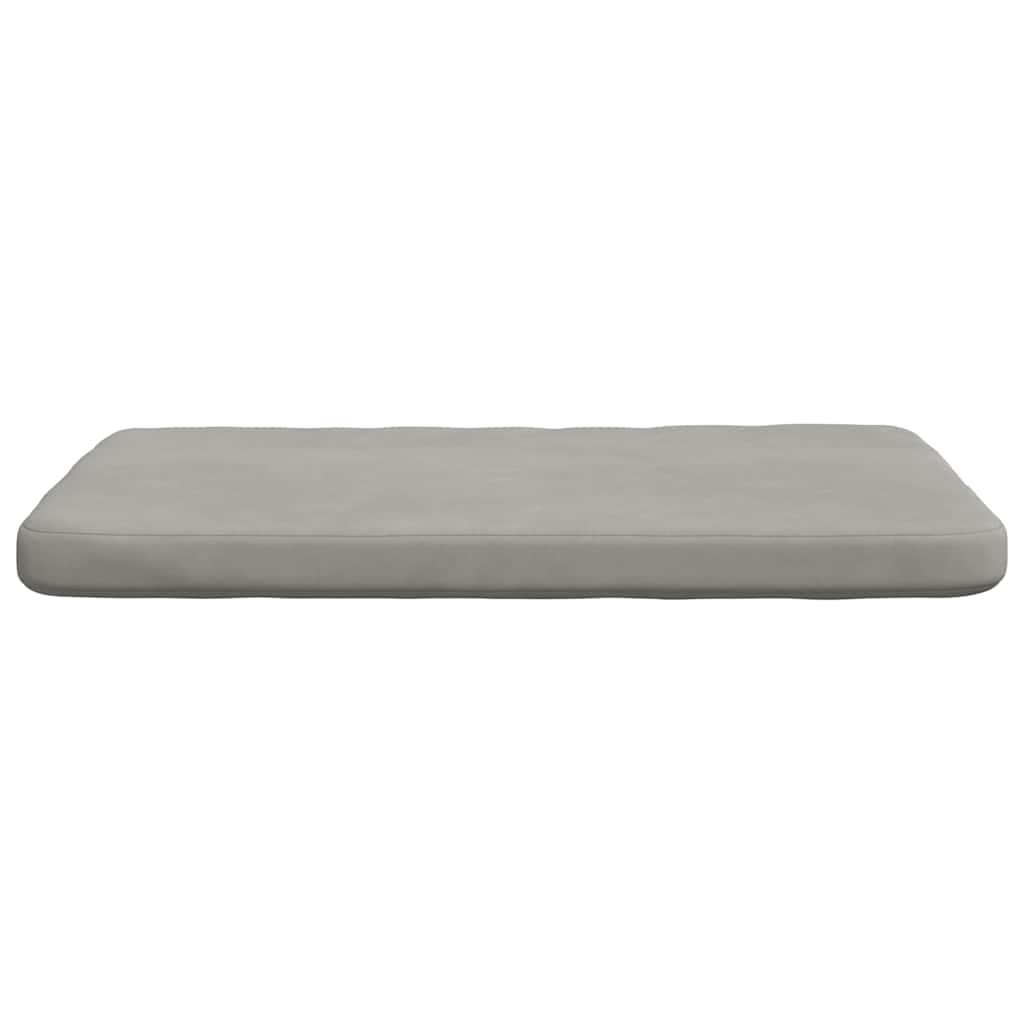 Cuscini per Seduta 4 pcs Grigio chiaro 40 x 40 x 3 cm 42015219