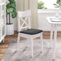 Cuscini per Seduta 4 pcs Grigio scuro 40 x 40 x 3 cm 42015225