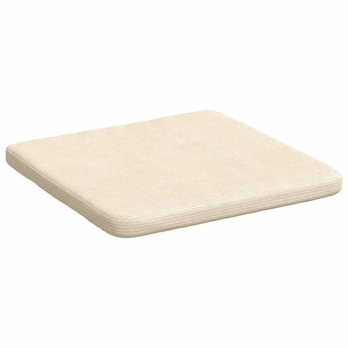 Cuscini per Seduta 4 pcs Crema 40 x 40 x 3 cm Tessuto in Cords 42015226