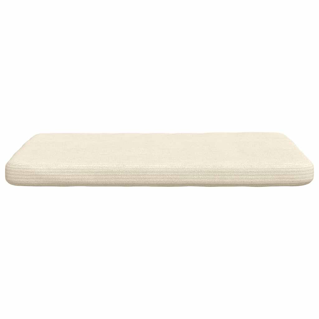 Cuscini per Seduta 4 pcs Crema 40 x 40 x 3 cm Tessuto in Cords 42015226