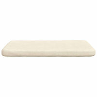 Cuscini per Seduta 4 pcs Crema 40 x 40 x 3 cm Tessuto in Cords 42015226