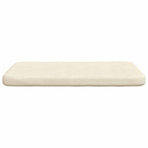 Cuscini per Seduta 4 pcs Crema 40 x 40 x 3 cm Tessuto in Cords 42015226