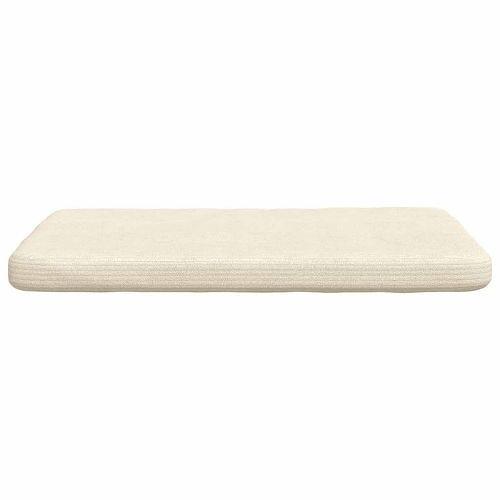 Cuscini per Seduta 4 pcs Crema 40 x 40 x 3 cm Tessuto in Cords 42015226