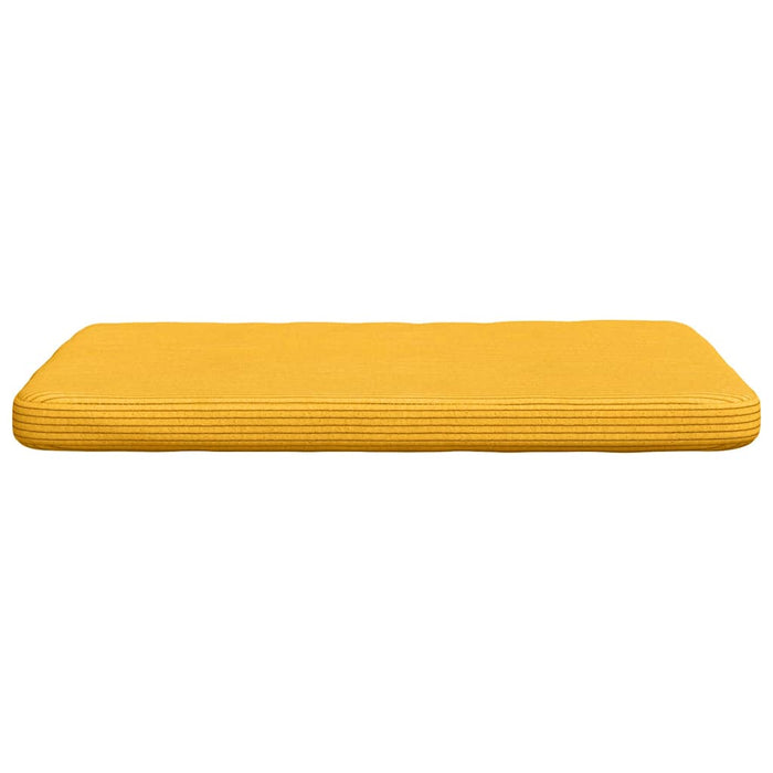 Cuscini per Seduta 4 pcs Giallo Chiaro 40 x 40 x 3 cm 42015230