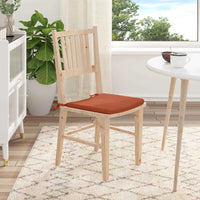 Cuscini per Seduta 4 pcs Rosso Arancio 40 x 40 x 3 cm 42015231