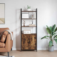 Armadio per Libri Rovere fumé 60 x 24 x 161 cm 883858