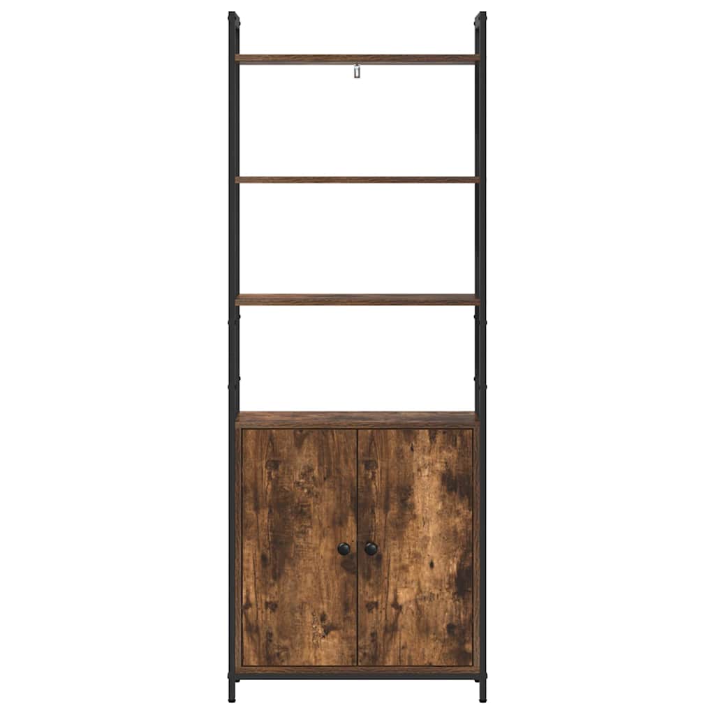 Armadio per Libri Rovere fumé 60 x 24 x 161 cm 883858