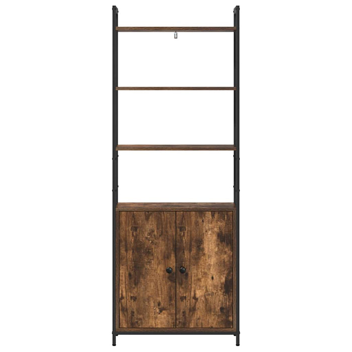 Armadio per Libri Rovere fumé 60 x 24 x 161 cm 883858