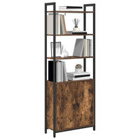 Armadio per Libri Rovere fumé 60 x 24 x 161 cm 883858