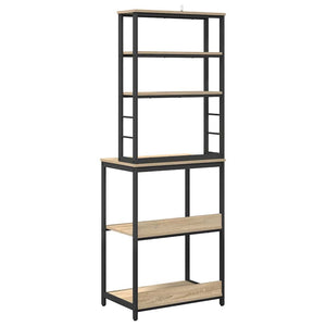 Mensola da cucina-Scaffale per Cucina Rovere Sonoma 60 x 40 x 168 cm