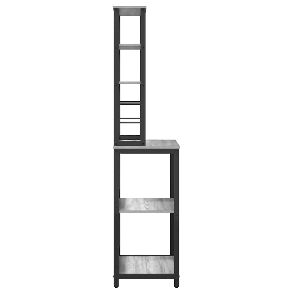 Mensola da cucina-Scaffale per Cucina Grigio Sonoma 60 x 40 x 168 cm