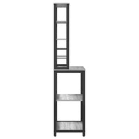 Mensola da cucina-Scaffale per Cucina Grigio Sonoma 60 x 40 x 168 cm