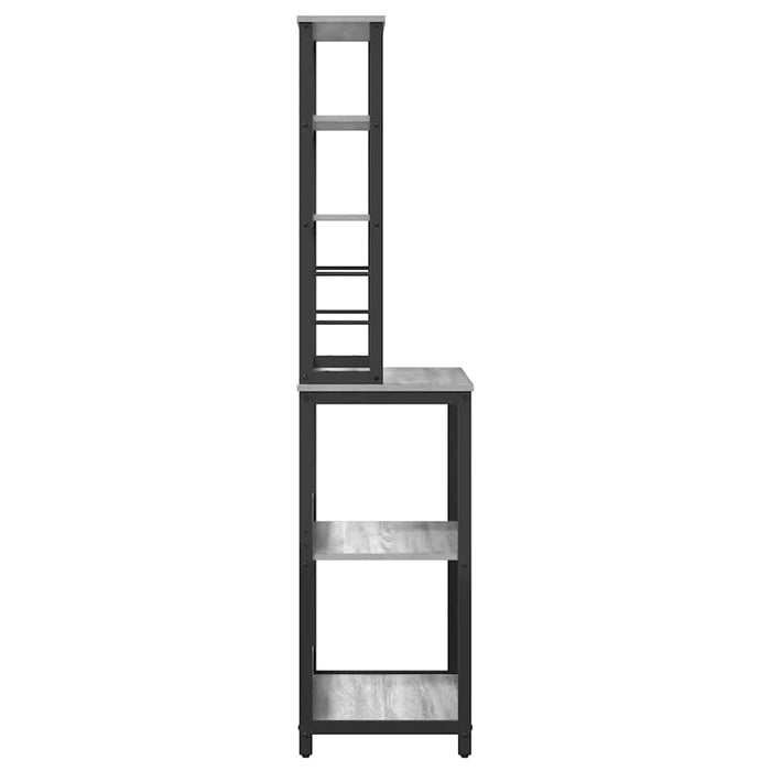 Mensola da cucina-Scaffale per Cucina Grigio Sonoma 60 x 40 x 168 cm