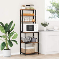 Mensola da cucina-Scaffale per Cucina Legno vecchio 60 x 40 x 168 cm