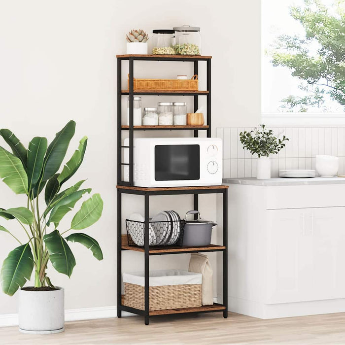 Mensola da cucina-Scaffale per Cucina Legno vecchio 60 x 40 x 168 cm