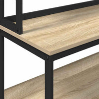 Mensola da cucina-Scaffale per Cucina Rovere Sonoma 80 x 40 x 168 cm
