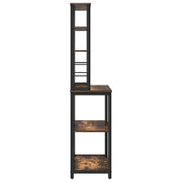 Mensola da cucina-Scaffale per Cucina Rovere fum¨¦ 80 x 40 x 168 cm