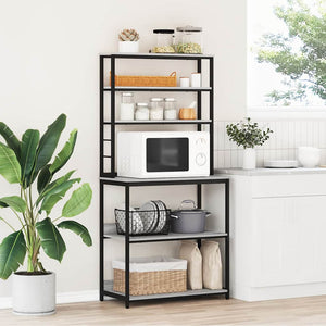 Mensola da cucina-Scaffale per Cucina Grigio Sonoma 80 x 40 x 168 cm