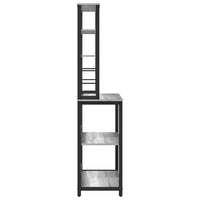 Mensola da cucina-Scaffale per Cucina Grigio Sonoma 80 x 40 x 168 cm