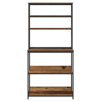 Mensola da cucina-Scaffale per Cucina Legno vecchio 80 x 40 x 168 cm