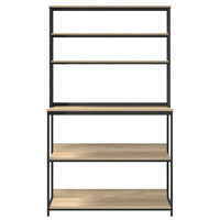 Mensola da cucina-Scaffale per Cucina Rovere Sonoma 100 x 40 x 168 cm