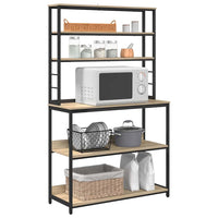 Mensola da cucina-Scaffale per Cucina Rovere Sonoma 100 x 40 x 168 cm