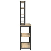 Mensola da cucina-Scaffale per Cucina Rovere Sonoma 100 x 40 x 168 cm