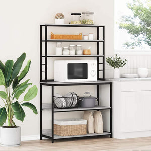 Mensola da cucina-Scaffale per Cucina Grigio Sonoma 100 x 40 x 168 cm