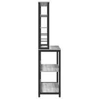 Mensola da cucina-Scaffale per Cucina Grigio Sonoma 100 x 40 x 168 cm