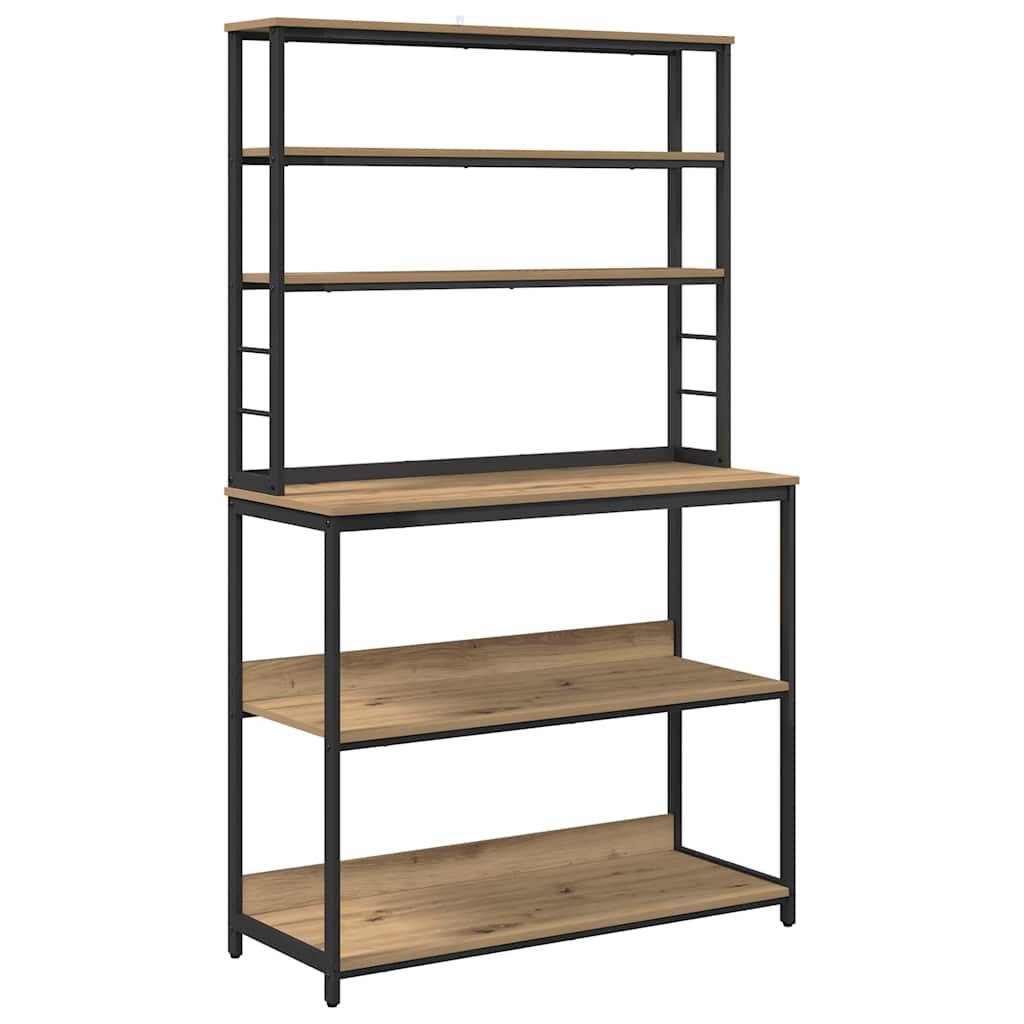 Mensola da cucina Rovere artigianale 100 x 40 x 168 cm 883897