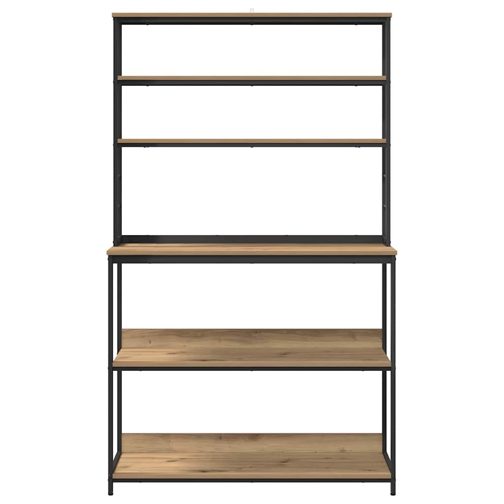 Mensola da cucina Rovere artigianale 100 x 40 x 168 cm 883897