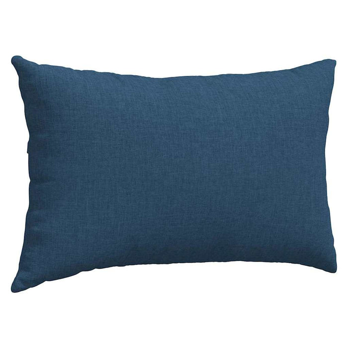 Cuscini da Divano 2 pz-Set di 2 Cuscini per Sofa Blu 50 x 30 cm Tessuto