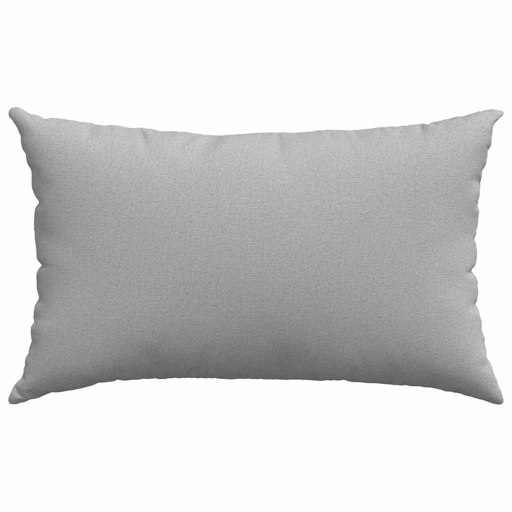 Cuscini da Divano 2 pz-Set di 2 Cuscini per Sofa Grigio Nuvola 50 x 30 cm Tessuto