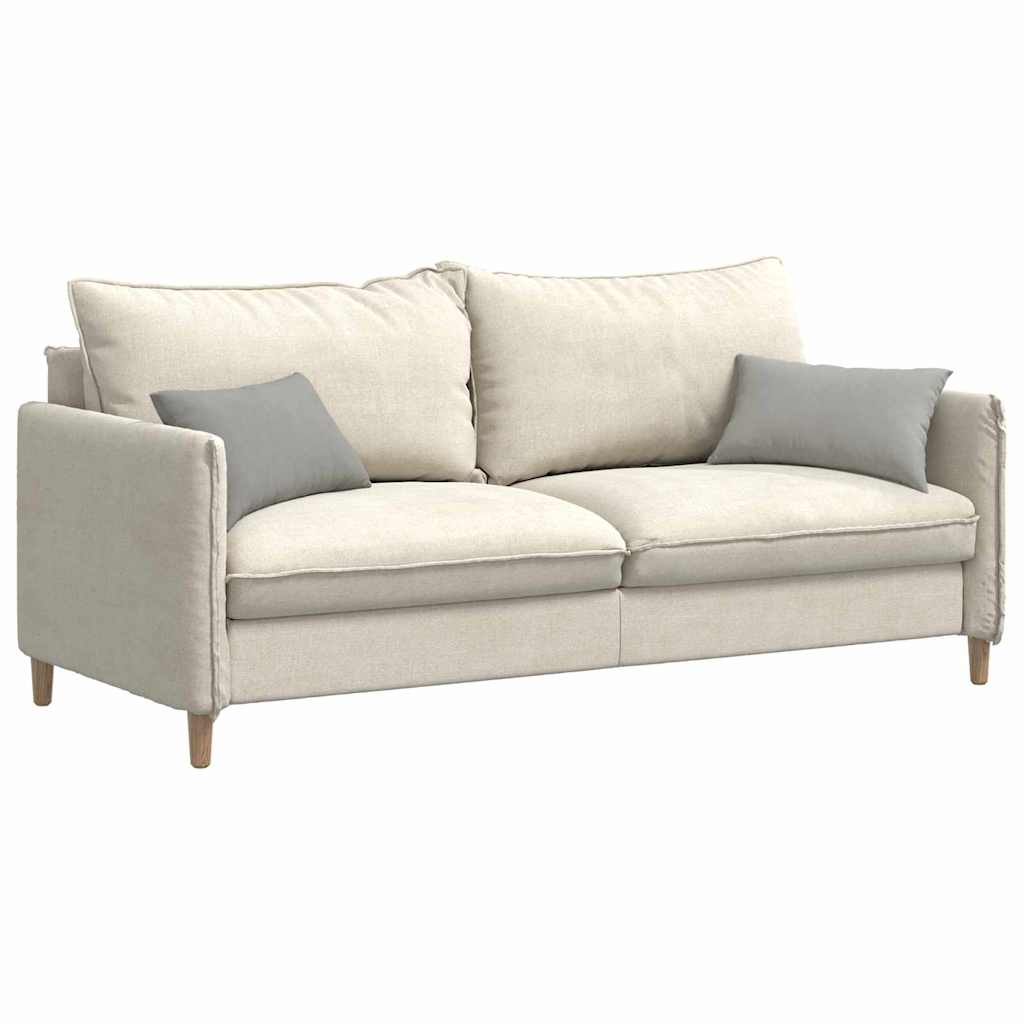 Cuscini da Divano 2 pz-Set di 2 Cuscini per Sofa Grigio chiaro 50 x 30 cm Tessuto 914091