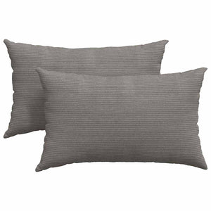 Cuscini da Divano 2 pz-Set di 2 Cuscini per Sofa Grigio chiaro 50 x 30 cm 857440