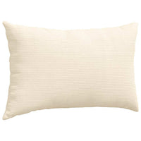 Cuscini da Divano 2 pcs Crema 50 x 30 cm Tessuto in Cords 42013647