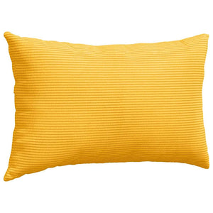 Cuscini da Divano 2 pz-Set di 2 Cuscini per Sofa Giallo Chiaro 50 x 30 cm