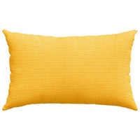 Cuscini da Divano 2 pz-Set di 2 Cuscini per Sofa Giallo Chiaro 50 x 30 cm