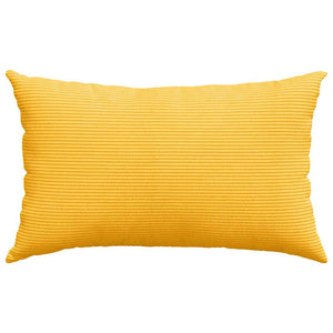 Cuscini da Divano 2 pz-Set di 2 Cuscini per Sofa Giallo Chiaro 50 x 30 cm